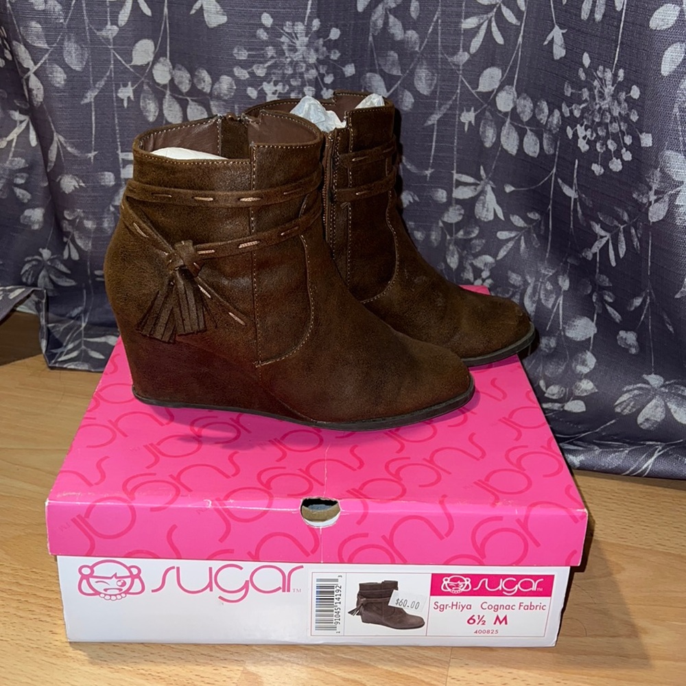 Sugar Brown Boots size 6.5